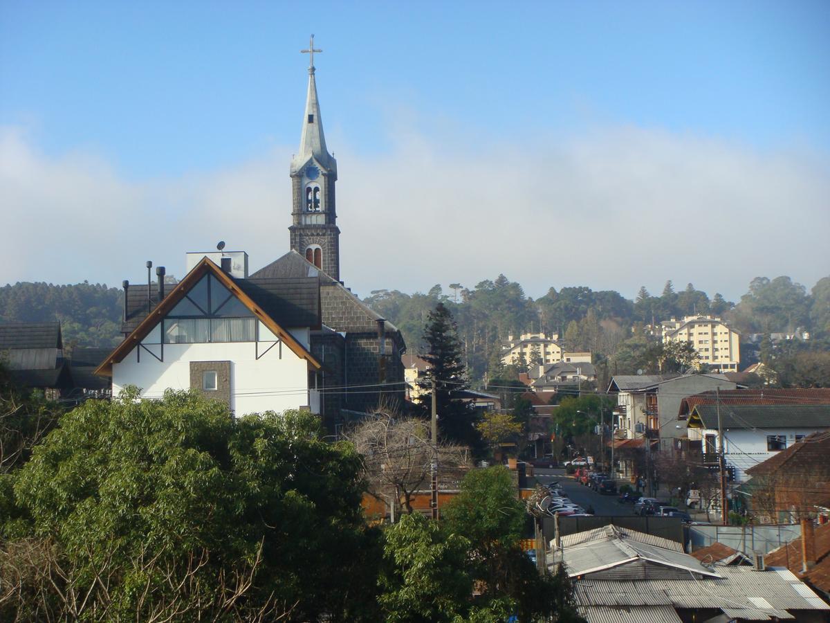 Ap. Centro Gramado Apartment Bagian luar foto